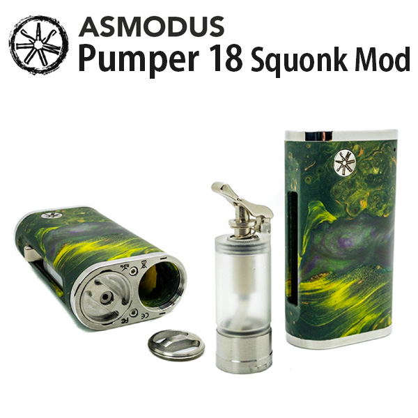 asMODus (アスモダス) Pumper 18 (パンパー) Squonk Mod | VAPEWORX 